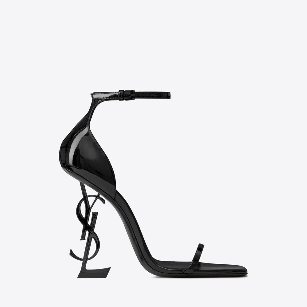 YSL black Opyum Heels size 37